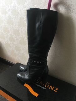 Сапоги кожаные 41