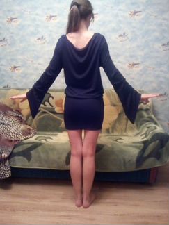 Платье-туника мини 42-44р