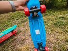 Синий детский скейтборд (пенниборд)