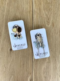 Серьги плетеные