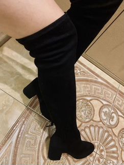 Ботфорты замша 38р