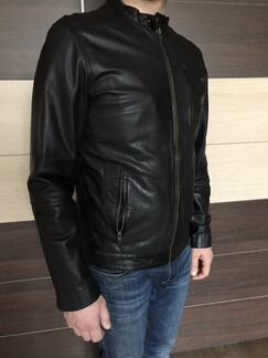 Selected Homme Новая Кожаная фирменная куртка р50