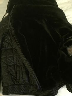 Куртка на меху экокожа