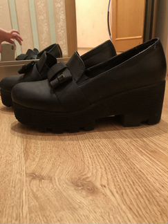 Туфли осенние на платформе б/у