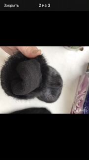 Варежки норковые новые