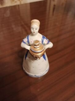 Статуэтка Девушка с самоваром, Дулево, СССР