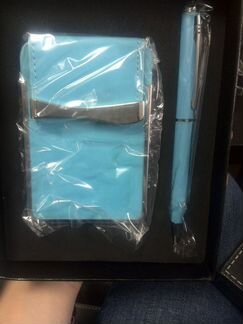 Набор визитница ручка новый