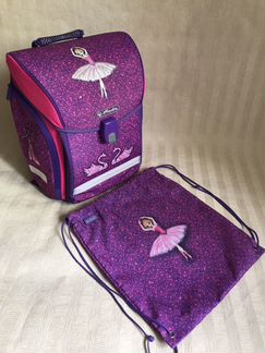 Б/У ранец herlitz + мешок для сменки