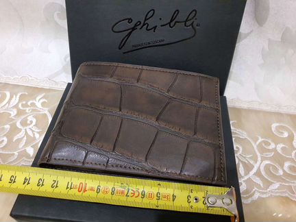 Кошелёк мужской из крокодила италия