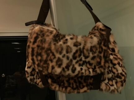 Сумка Sportmax (MaxMara) кожа, натуральный мех