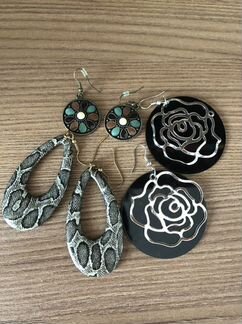 Серьги бижутерия