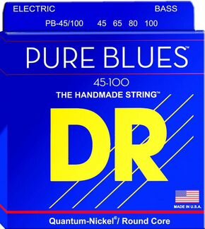 Струны для Басгитар 45-100 DR PB-45/100 Pure Blues