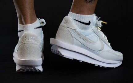 Nike LD Waffle Sacai White Nylon, 10 US