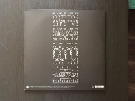 Nirvana “Feels like the first time” 2LP Blue vinyl