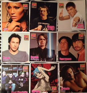 Карточки со звездами автографами из журнала bravo