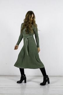 Платье трикотажное с люрексом