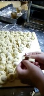 Пельмени ручной лепки