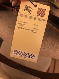 Кожаный ремень Burberry