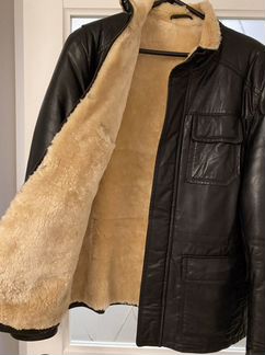 Куртка с мехом овчины