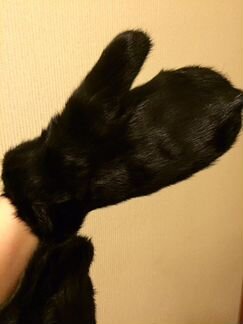 Варежки норковые