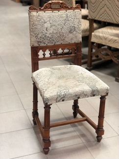 Старинный набор стульев в стиле Генри, 6 штук