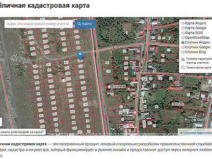 Кадастровая карта гизель