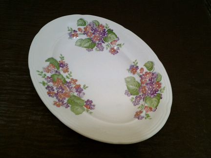 Блюдо Конаковский фаянсовый завод(зик)