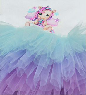 Боди с пышной юбкой