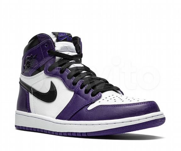jordan ones purple and white