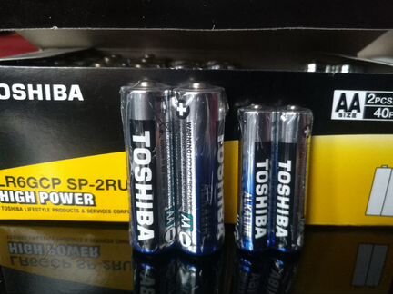 Алкалиновая батарейка Toshiba AA