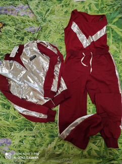 Женский костюм-тройка, новый, 42 размер