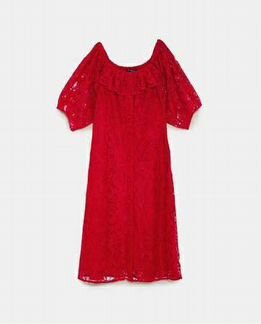 Платье вечернее Zara кружевное