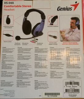 Новые наушники Genius
