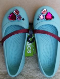 Новые crocs для девочки, С11 (17 см по стельке)