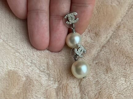 Серьги Chanel оригинал