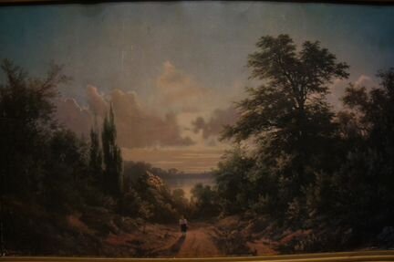 Картина-репродукция художественная в раме СССР