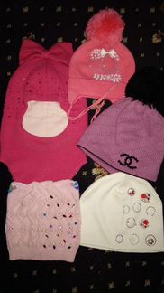 Восхитительные шапочки на девочку от 1 до 5 лет