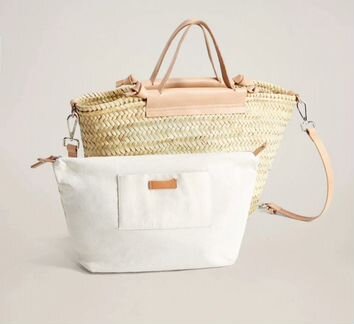 Соломенная сумка Mango