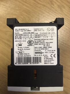 Контактор Siemens 3RT1015-1AB02