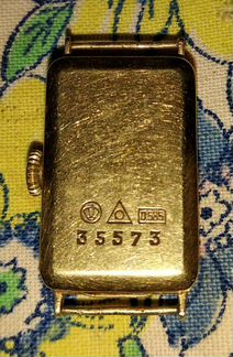 Редчайшие швейцарские часы Festa в золотом корпусе