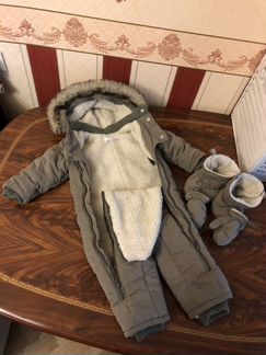 Детский зимний комбинезон chicco 80 см (15 мес.)
