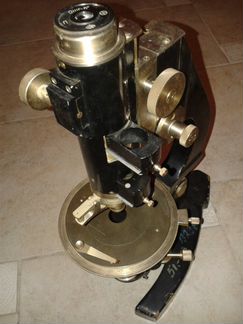 Ретро микроскоп Ленинград мп-3. 1950г