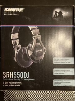 Наушники shure srh 550Dj