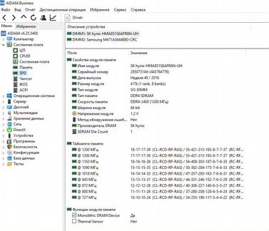 Оперативная память Hynix 4Гб DDR4-sdram SO-dimm