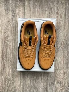 Кеды Nike Air Force 1 замшевые карамельные