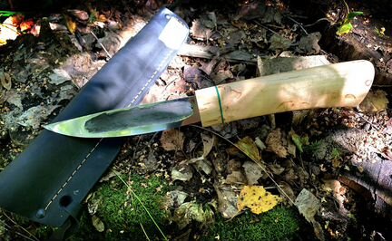 Якутский национальный нож из стали Х12мф