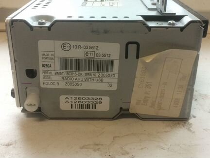 BM5T-18C815-DK Магнитола USB Focus BM5T18C815DK
