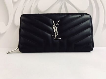 Кошелек Ysl Ив сен лоран черный