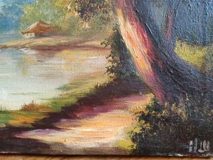 Картина Утро(холст,масло) 80*60см