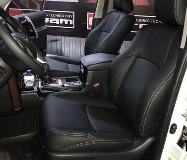 2 ряда сидений кожа Toyota Land Cruiser Prado 150